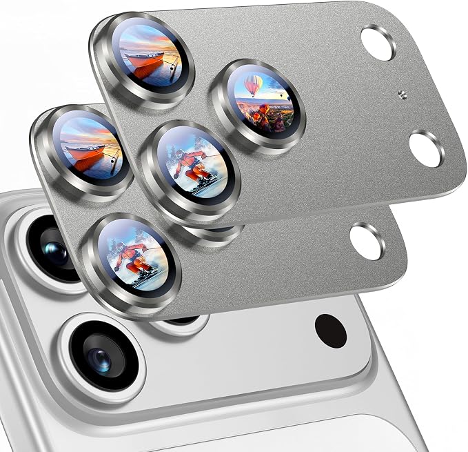 Uyiton Compatible with iPhone 17 Pro Max Camera Lens Protector by Uyiton