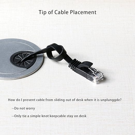 Jadaol Cat 6 Ethernet Cable 20 ft, 10Gbps Support Cat8 Cat7 Network, Flat RJ45 - Image 7