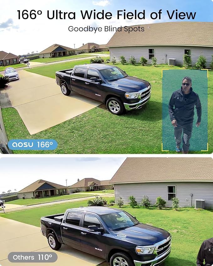 aosu 3K/5MP Security Cameras Outdoor Wireless Home Surveillance System - Image 4