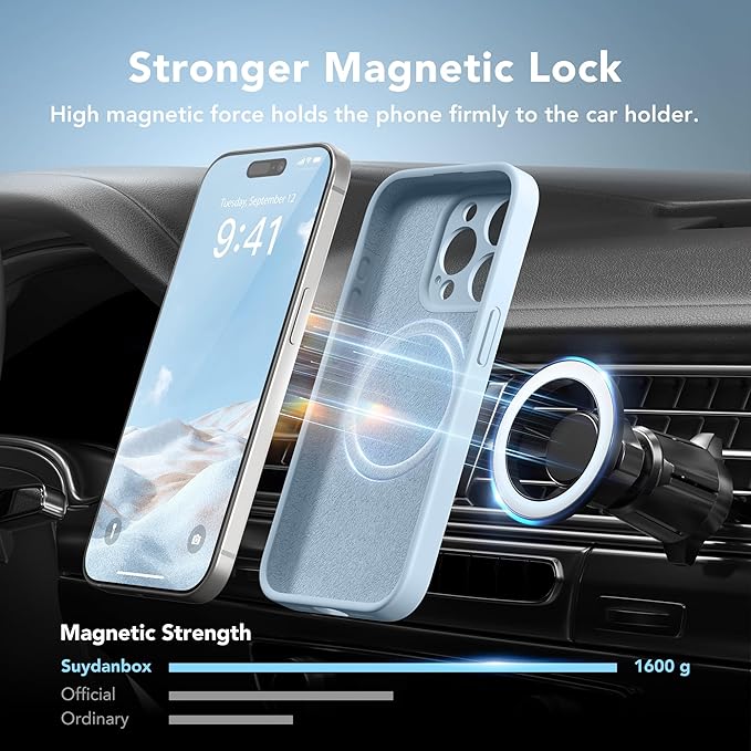 Magnetic for iPhone 15 Pro Case, Compatible - Image 3