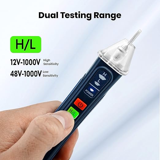 VENLAB Voltage Tester, Non Contact Voltage Detector, Circuit Tester Dual Range - Image 4