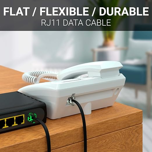 G-PLUG 50FT RJ11 Cable Phone Cord - Image 2