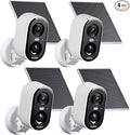 Kiwibit Solar Security Cameras Wireless Outdoor, 2K Magnetic Installation by Kiwibit