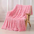 Tuddrom Decorative Extra Soft Faux Fur Throw Blanket 50"x60", Solid Reversible by Tuddrom