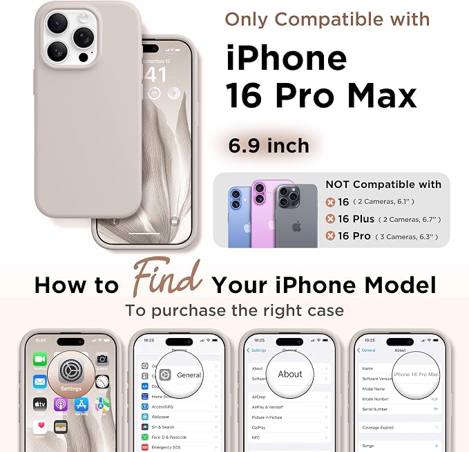GolbinBox Magnetic for iPhone 16 Pro Max Case, Compatible - Image 2