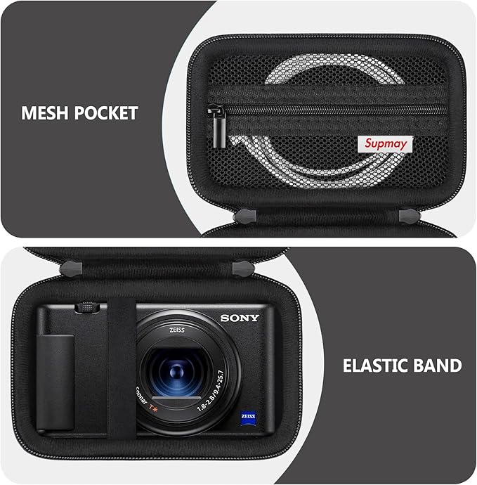 Hard Travel Case for Sony ZV-1F / ZV-1 / ZV-1 II Digital Camera, Vlogger Camera - Image 4