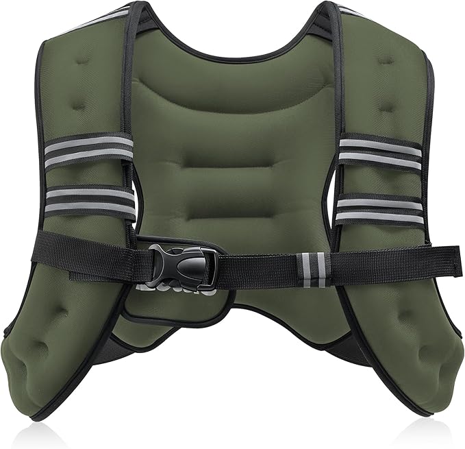 ZELUS Weighted Vest, 6lb/8lb/12lb/16lb/20lb/25lb/30lb Weight Vest by ZELUS
