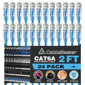 CableGeeker Patch Cables Cat6a 2ft Slim, Cat6 Ethernet Patch Cable 10G Support by CableGeeker