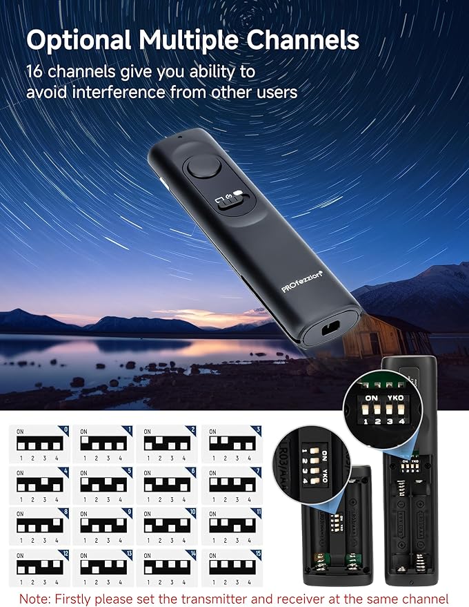 Camera Remote Shutter Release Wireless: Radio Control Accessories - Image 2