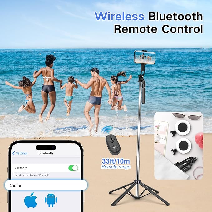 Metal Selfie Stick Tripod for iPhone - Image 4