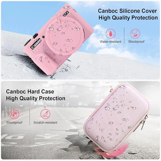 Canboc Camera Case for Canon PowerShot G7 X Mark II Digital Camera, Hard - Image 4