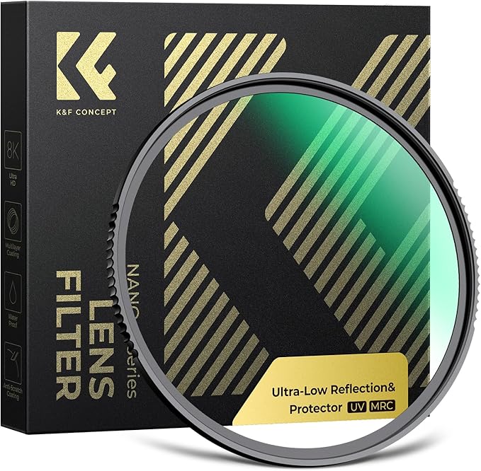 K&F CONCEPT 58mm Shockproof & Ultra Low Reflectivity MCUV Lens Protection Filter by KFCONCEPT