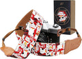 Padwa Lifestyle Red Cat Animal Print Camera Strap by PadwaLifestyleCameraStrap