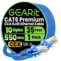 GEARit Cat 6 Ethernet Cable CCA LAN Network Cord, Network Cable by GEARit