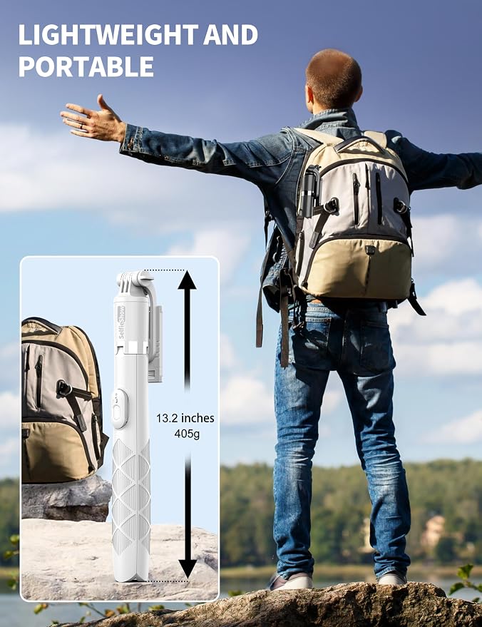 71" Selfie Stick, Smartphone Tripod Stand All-in-1 - Image 7