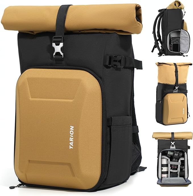 TARION Rolltop Camera Backpack by TARION