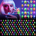 OLUPP Light Up Rings, Glow In The Dark Party Supplies, 6 Style Flashing Glow In by OLUPPGlowinTheDarkPartySupplies