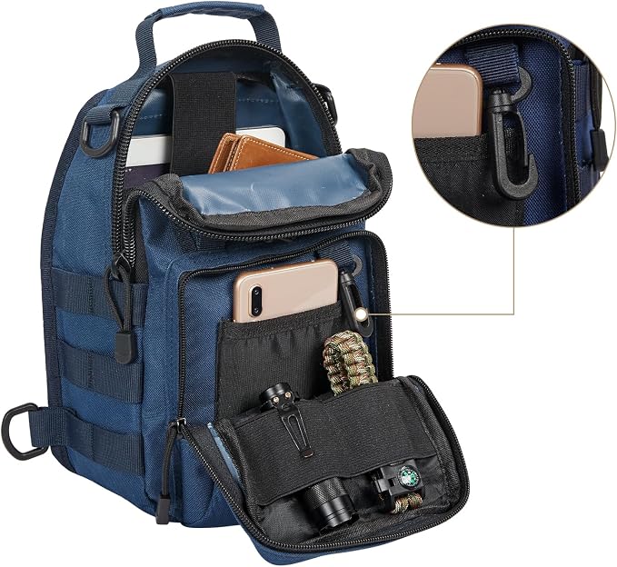 G4Free Outdoor Tactical Sling Bag Backpack, Military Sport Bag Pack Shoulder - Image 5