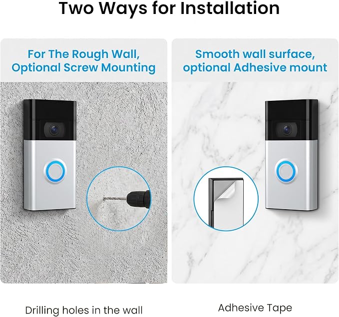 No-Drill Adhesive Doorbell Mount - Image 4