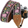 Padwa Lifestyle 2" Wide Classic Crazy Horse Art Cowhide Head Cotton Camera by PadwaLifestyleCameraStrap