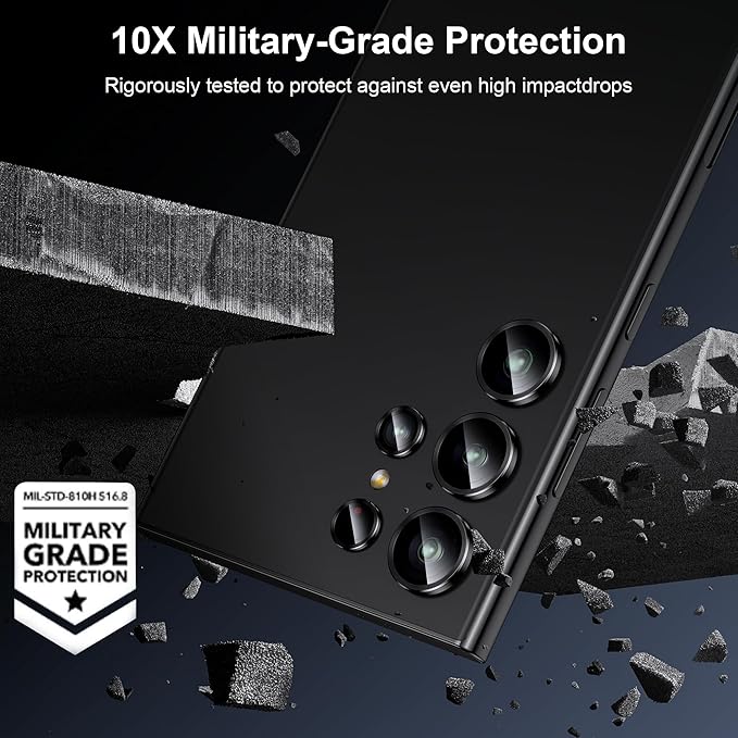 WSKEN for Samsung Galaxy S24 Ultra Camera Lens Protector, Ultra Thin Scratch - Image 4