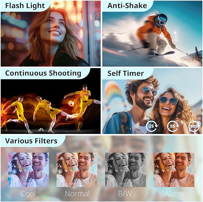 Duluvulu 4K Digital Camera for Photography Autofocus, 2026 Latest 48MP Vlogging - Image 4