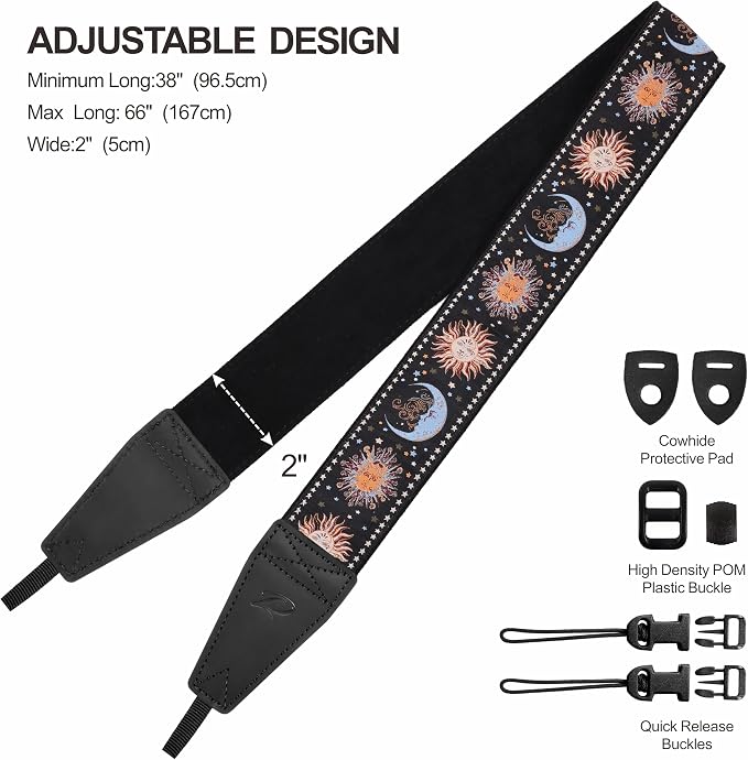 Padwa Lifestyle Night Sun God Camera Strap - Image 6