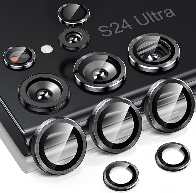 Hoerrye for Samsung Galaxy S24 Ultra Camera Lens Protector, Case-Friendly by Hoerrye