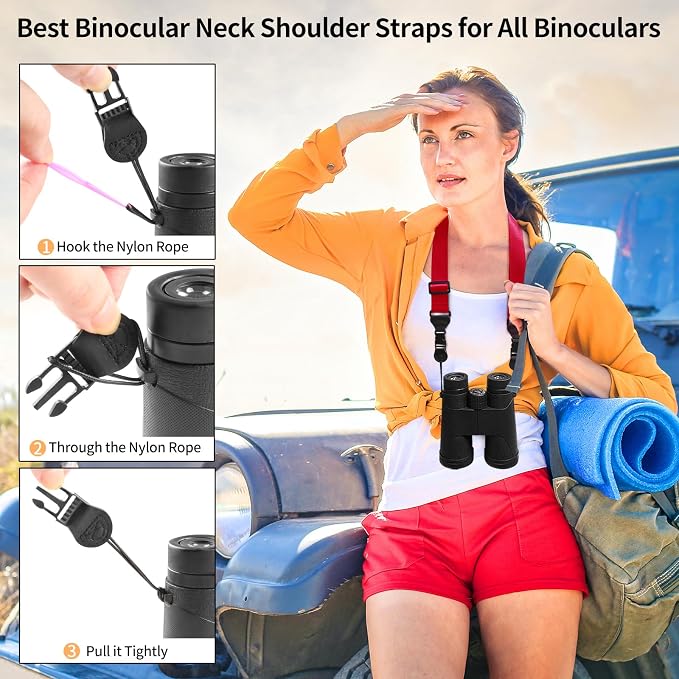 FIEIL Adjustable Shoulder Strap, Nylon Camera Strap, Comfortable Neck Strap - Image 4