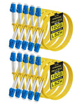5M LC to LC Single Mode Fiber Patch Cable, 10 Pack OS2 LC to LC Fiber Patch by VANDESAIL