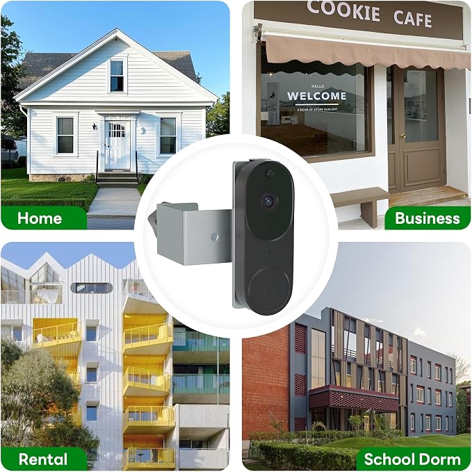 Anti-Theft Doorbell Camera Mount Compatible - Image 7