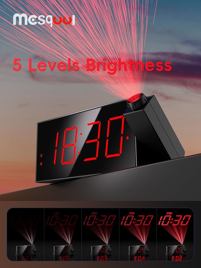 Mesqool Projection Alarm Clock - Image 4