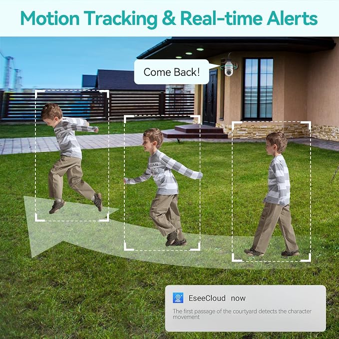 Noonkey 2K/3MP Light Bulb Security Camera, 5G& 2.4GHz WiFi 2 Pack Alexa Home - Image 4