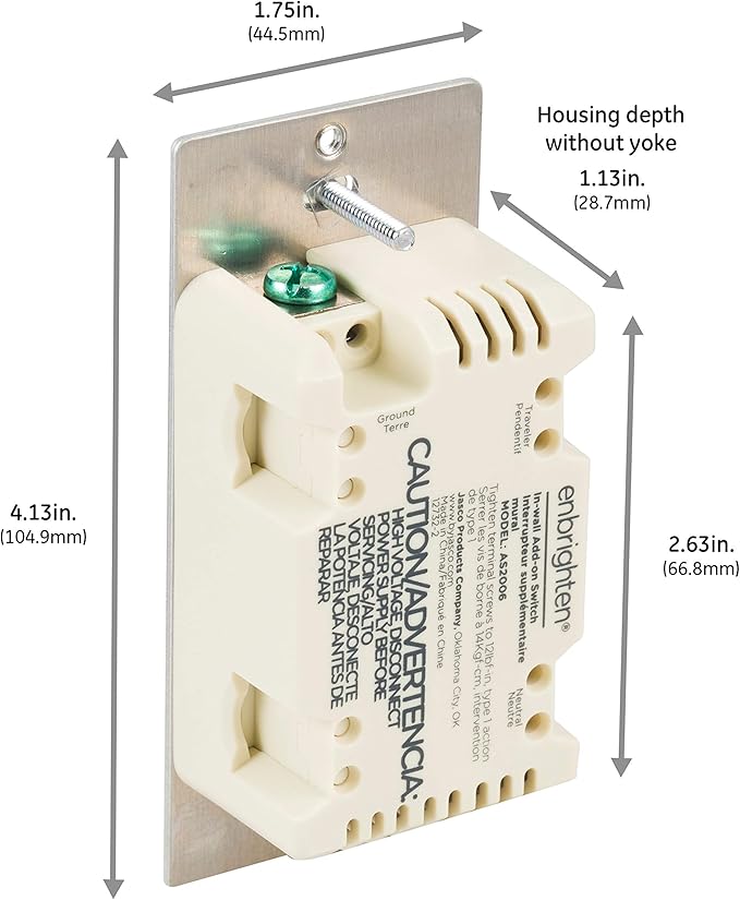 Enbrighten Add QuickFit and SimpleWire, Z-Wave/Zigbee Smart Controls, Compatible - Image 5