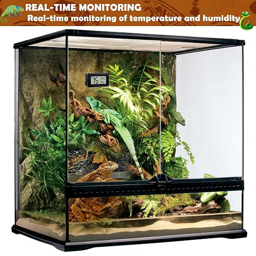 Vodolo Reptile Thermometer and Humidity Gauge, Chameleon Cage, Tree Frog - Image 4