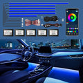 Acrylic Interior Car Lights - 6 in 1 LED Strip Lights by WEBUPAR