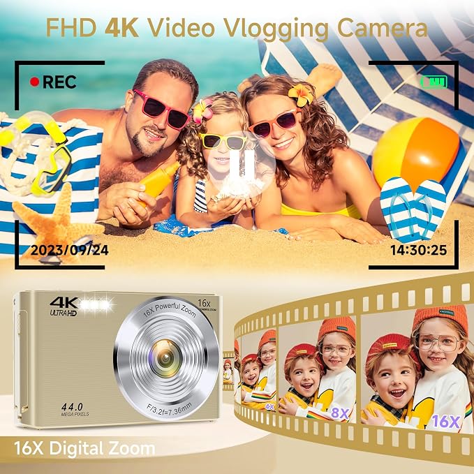 Digital Camera, 2026 FHD 4K Autofocus Digital Camera - Image 3