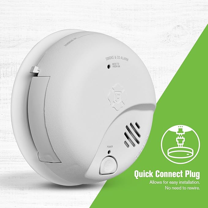 First Alert Combination Smoke & Carbon Monoxide Alarm, Interconnect Hardwire - Image 2