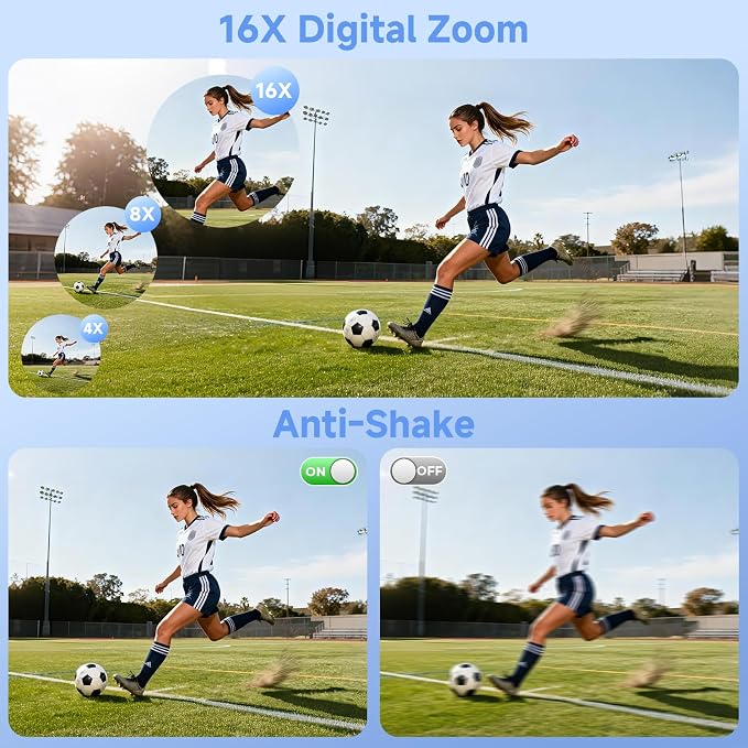 Digital Camera, UHD 75MP 5K for Photography - Image 5