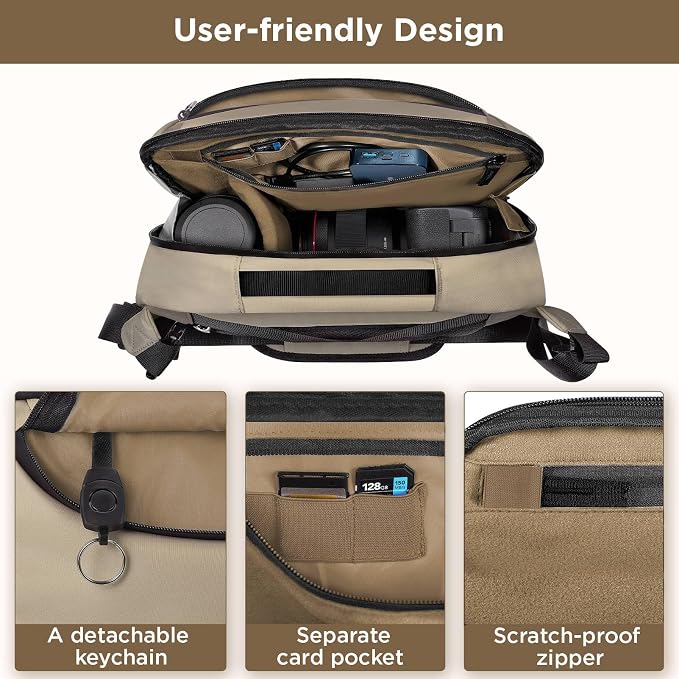 TAAOKA Camera Sling Bag, Waterproof Camera Case - Image 3