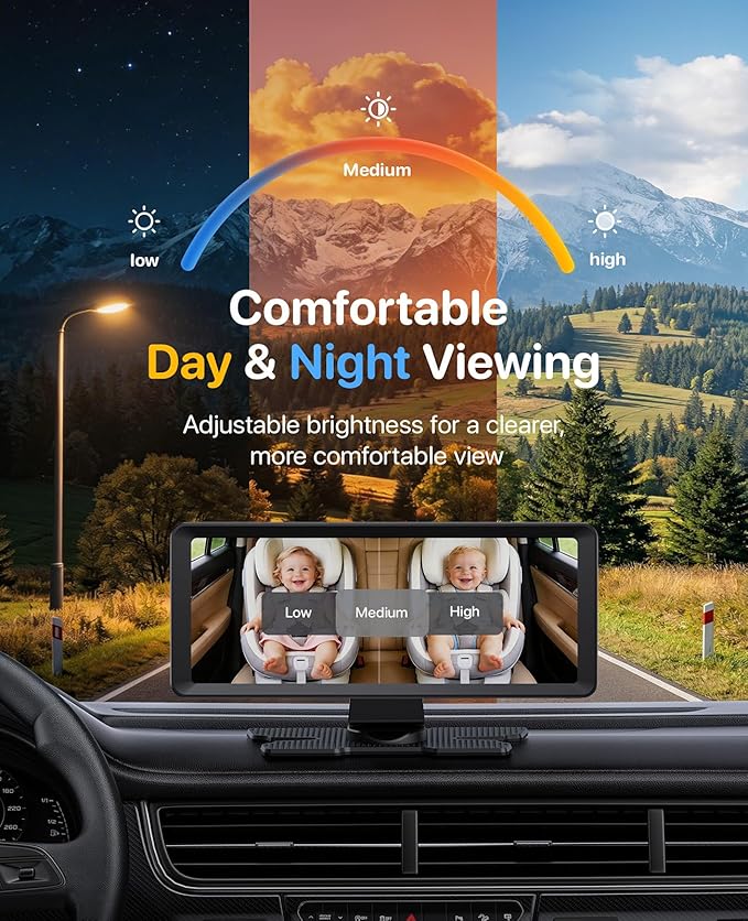 Luckview BM5 MAX 1080P Dual Baby Car Camera - Image 6