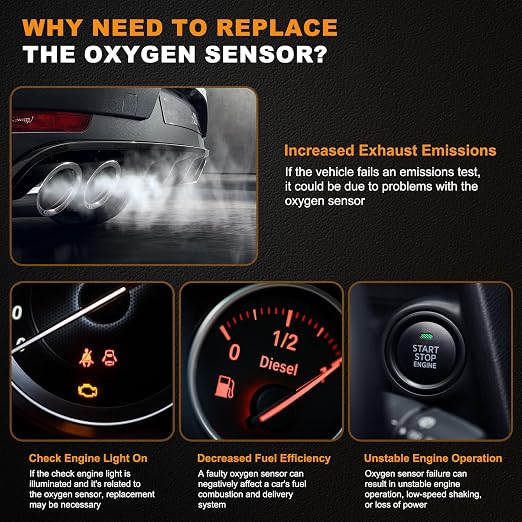 234-4545 Oxygen O2 Sensor Compatible - Image 3