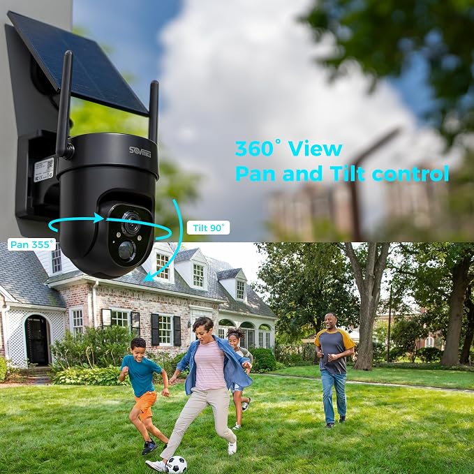 Vicohome 4QB 2K AI Solar Security Camera Wireless Outdoor, Battery Powered Cam - Image 10