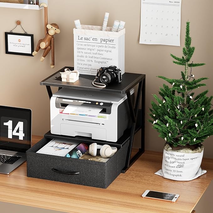 aboxoo Printer Stand for Desk - Image 4