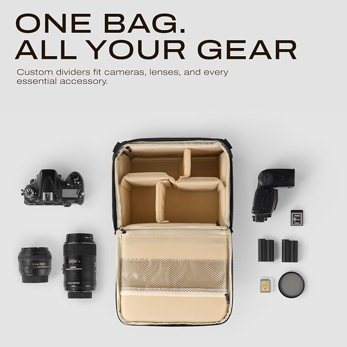 C Coiro Camera Bag for Digital DSLR SLR, Protection, Waterproof Mirrorless - Image 6