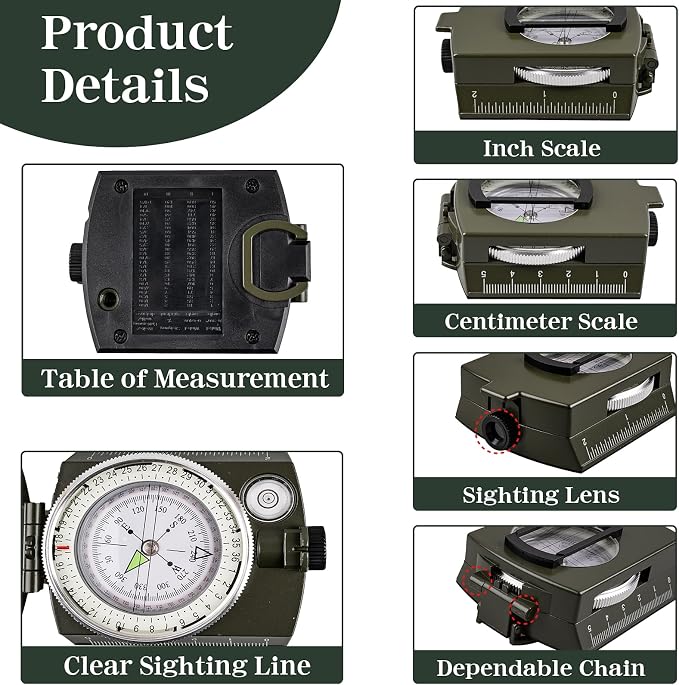 Compasses，Hiking Compass for Survival - Image 3