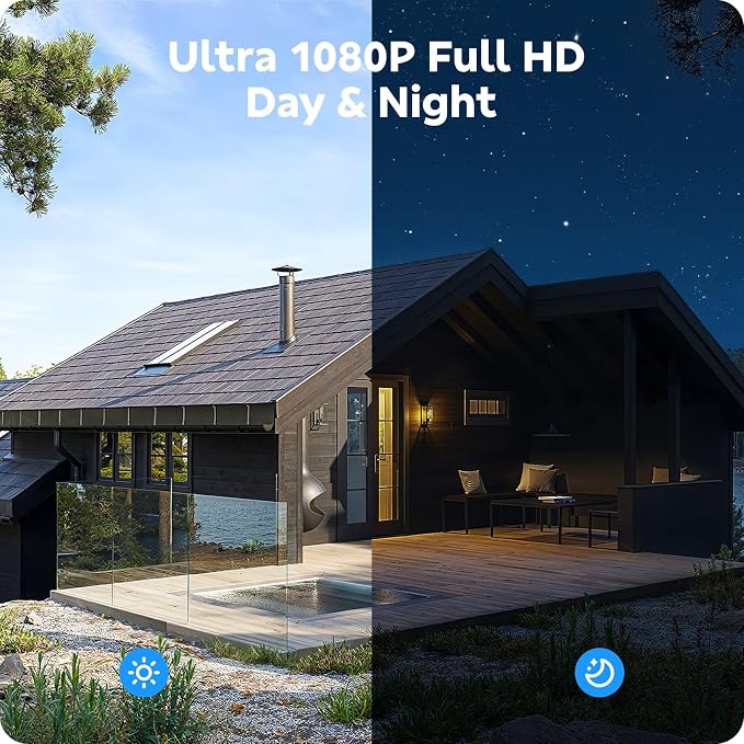CAMCAMP Outdoor Security Camera Wireless 2.4G/5G WiFi Connect【Plug-in - Image 8