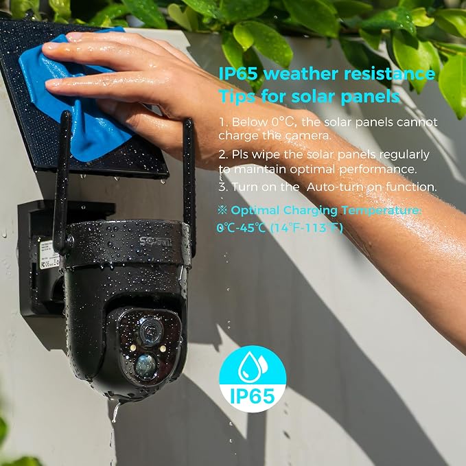 Vicohome 2QB 2K AI Solar Security Camera Wireless Outdoor, Battery Powered Cam - Image 8