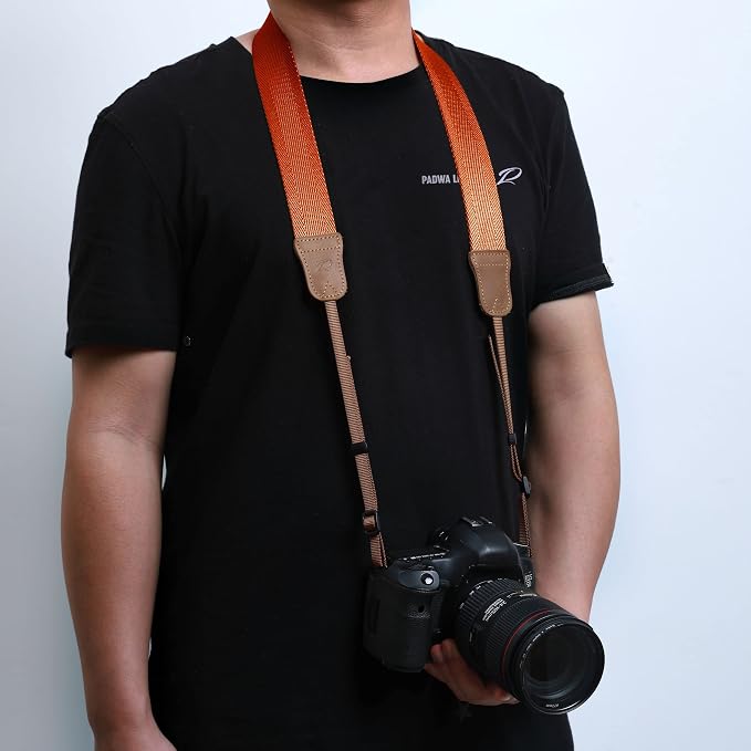 Padwa Lifestyle Orange Camera Strap - Image 2