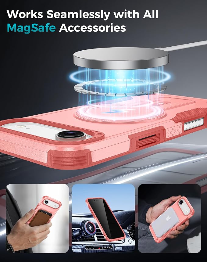 Goton for iPhone Air Case with Privacy Tempered Glass Screen Protector & Camera - Image 6